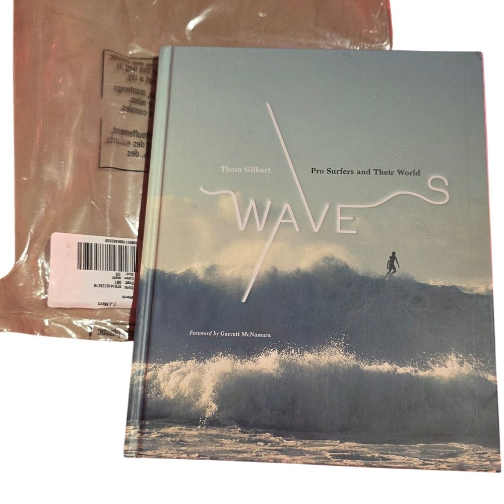 Wave Pro Surfers and Their World Hardcover Book Thom Gilbert Brand New Plastic